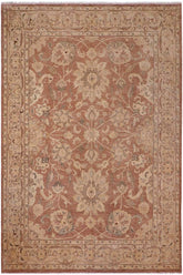handmade Traditional Kafkaz Lt. Brown Tan Hand Knotted RECTANGLE 100% WOOL area rug 10 x 13